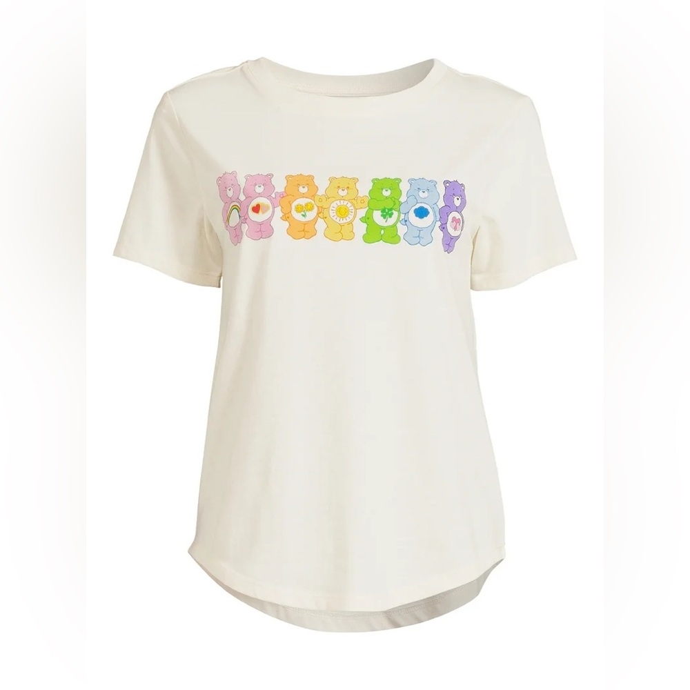 CARE BEARS COTTON TEE Colorful Bear Graphic Tee SIZE XL
